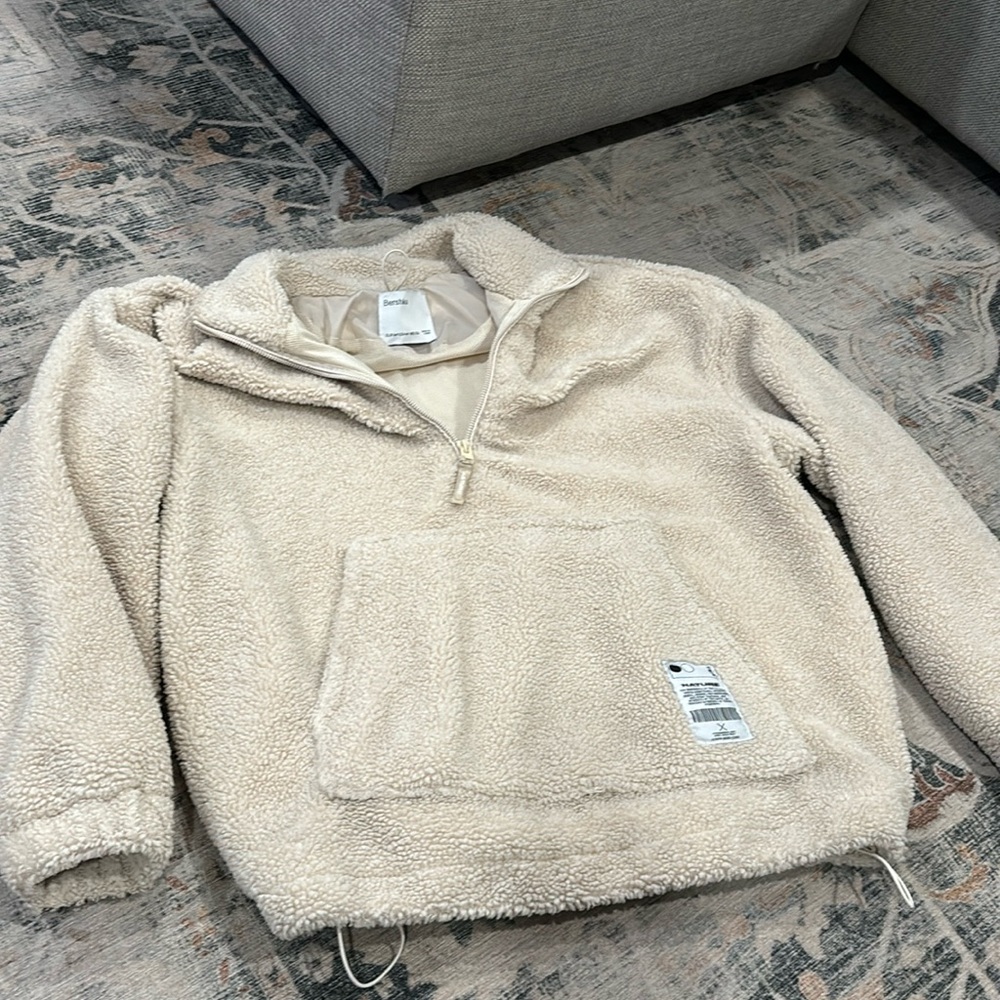 Men’s Sherpa half zip ASOS